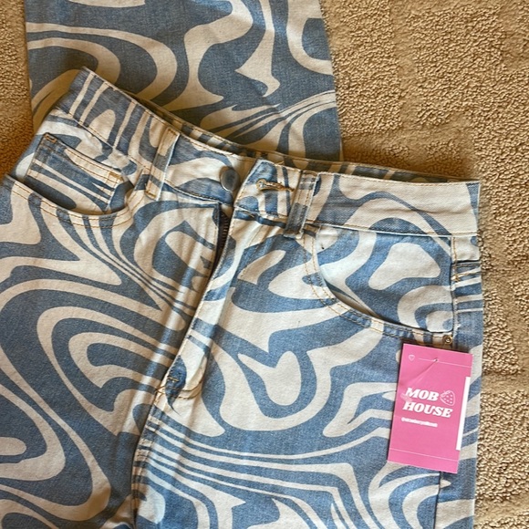 Strawberry milk mob printed jeans - Picture 2 of 2
